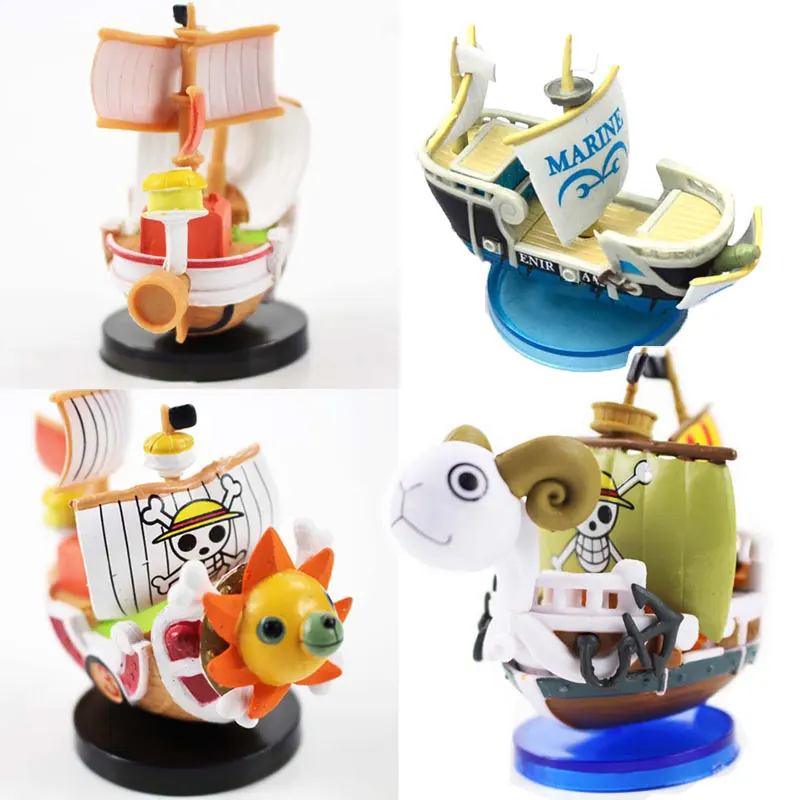 Anime One Piece Going Merry pirate ship Collection PVC Action Figure New  Toye