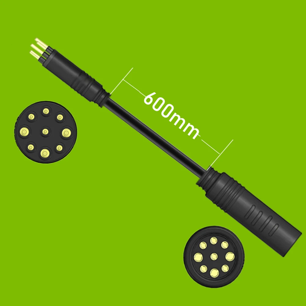 Câble D'extension De Moteur De Vélo électrique Connecteur étanche Femelle à Mâle 9 Broches Câbles De Moteur De Vélo électrique Pour Moteur De Moyeu De Vélo électrique Bafang Shengyi