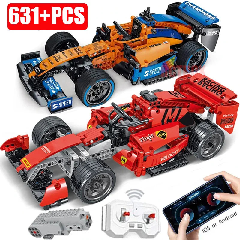 Expert Technical Car F1 Formula 1 Building Blocks 42141 App Rc Car Super Speed Racing Vehicle Bricks Toys For Kids Boys Gifts
