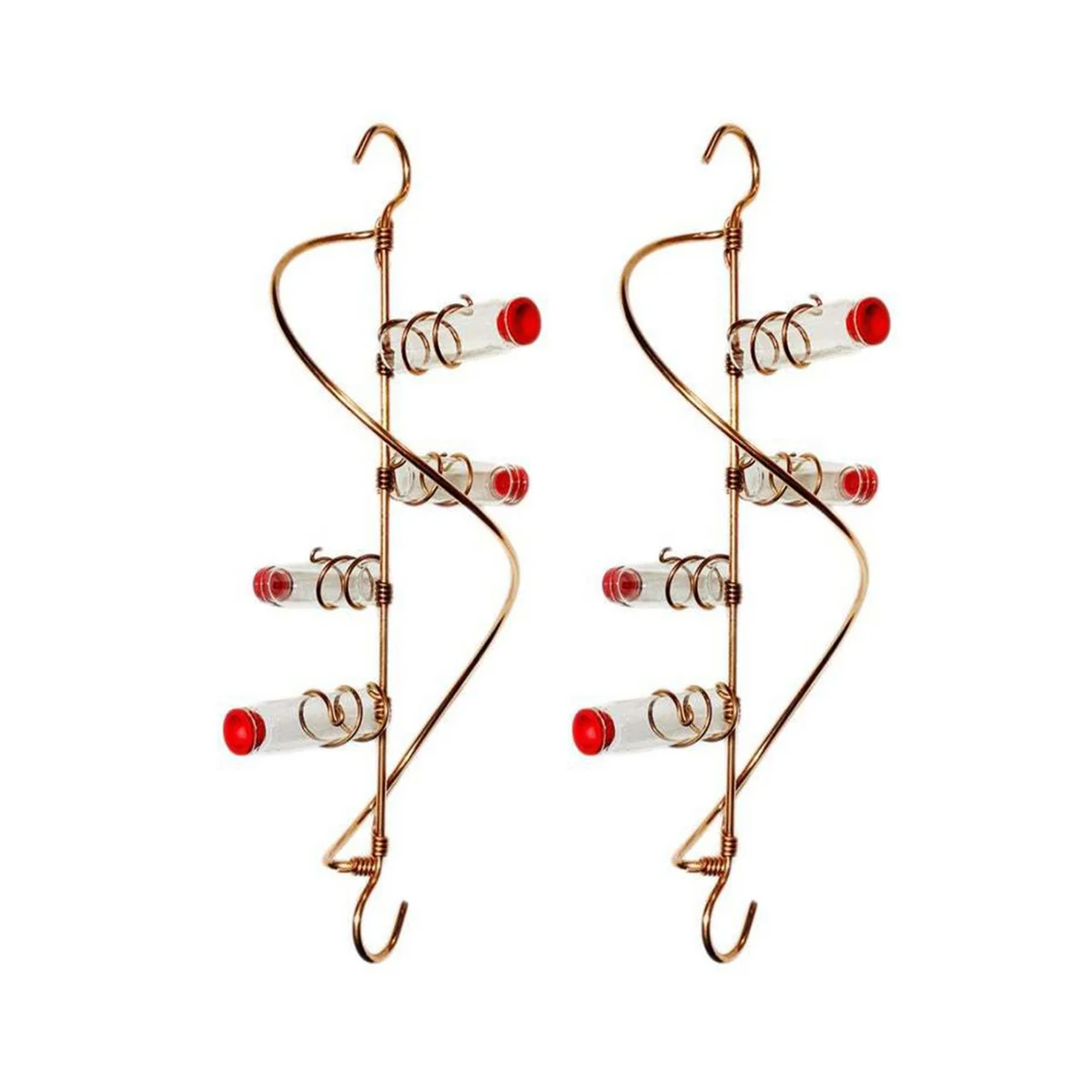 

FEEDERS Window bird Feeder Handcrafted Copper and Aluminum bird Feeder Multiple Stations