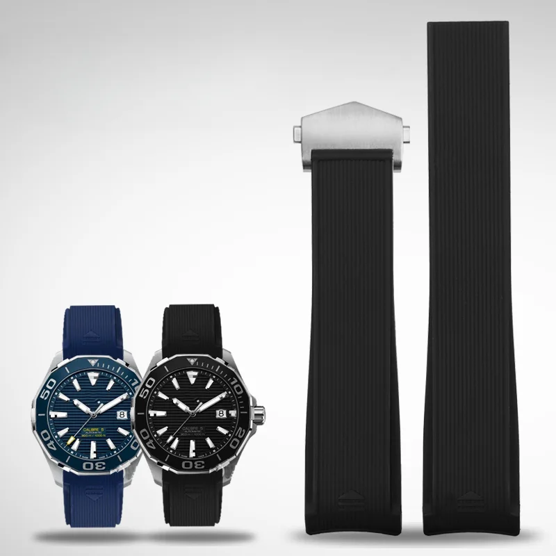 Per Tag Heuer Concept F1 Cinturino Sportivo In Silicone Da Uomo Concorso Diving Calila Arc Rubber 22Mm Sostituisci Cinturini