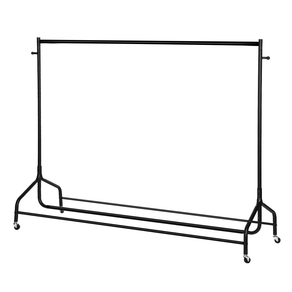 Drying rack Hanger Metal Hanger Simple hanger Simple Floor Hanger Two Sections 1.8m 6FT BlackJ floor hanger 5