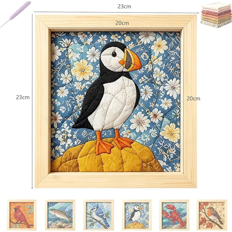 Creative Fabric Art Kit for Adults – DIY Christmas Wall Decor & Handcraft Kit