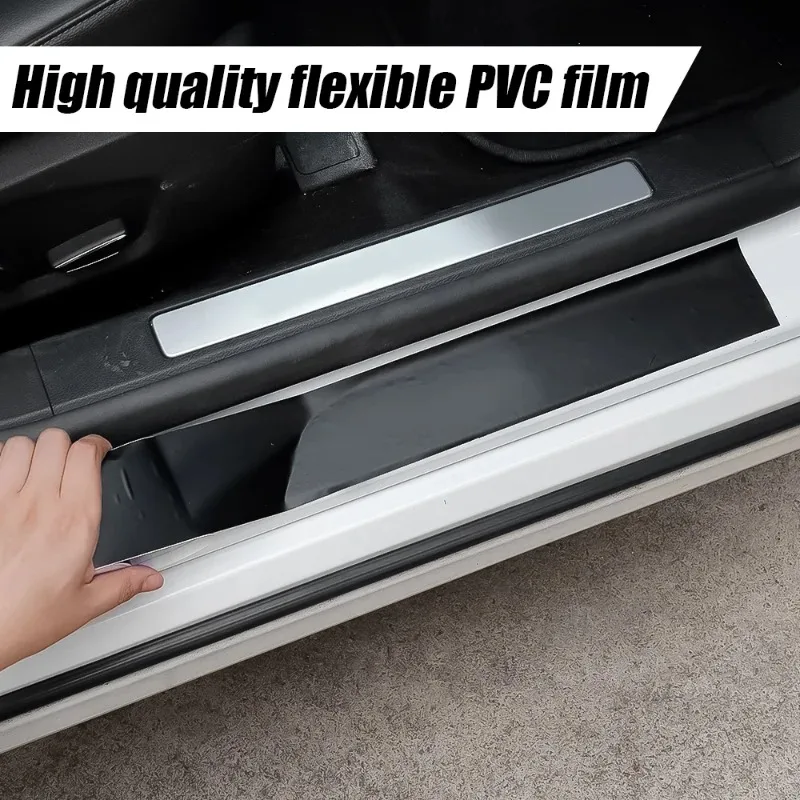Matte Black Tinted Film Tape Car Protection Trim Car Sticker Vinyl Window Trim Film for Exterior Bonnet Roof Pillar Footrest