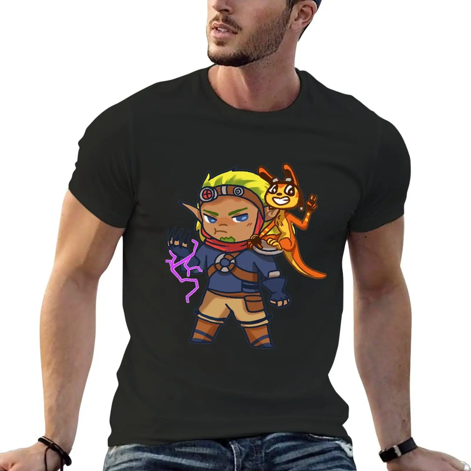 T-Shirt Jak E Daxter Customizeds Magliette Da Uomo New Edition
