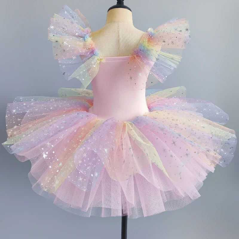 New children\'s ballet dress girl sequin princess dress performance set