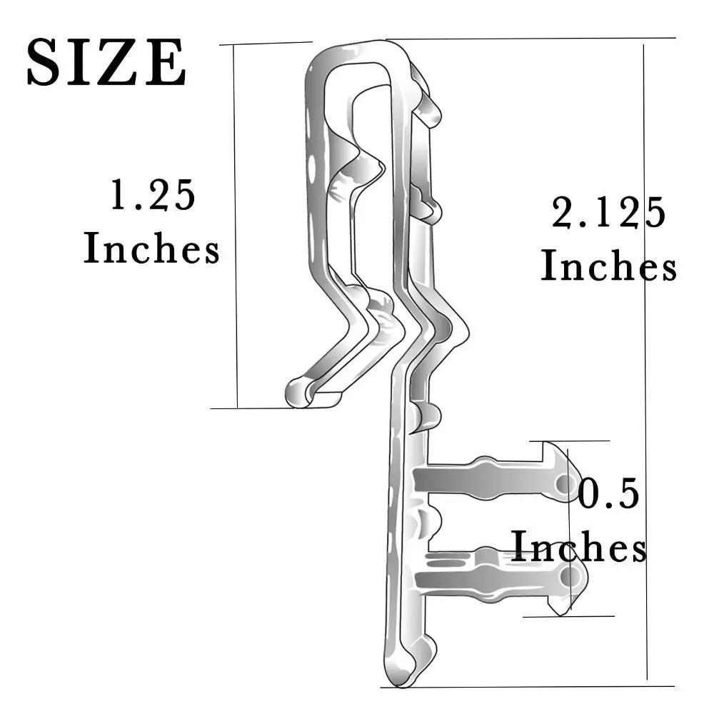 10pcs Plastic Valance Clips Portable Clear Horizontal Blind Clips Wood Blind Valance Replacement Window Curtain Clips Curtain Accessories