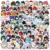 10/50/100pcs Cute Genshin Impact Stickers Anime Game Decals Sticker for Laptop Luggage Skateboard Guitar Motorcycle Kids Toys 1