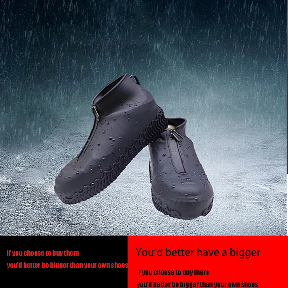 RainBootShoeCoversThickThickenTubeOutdoorCampingWaterproof