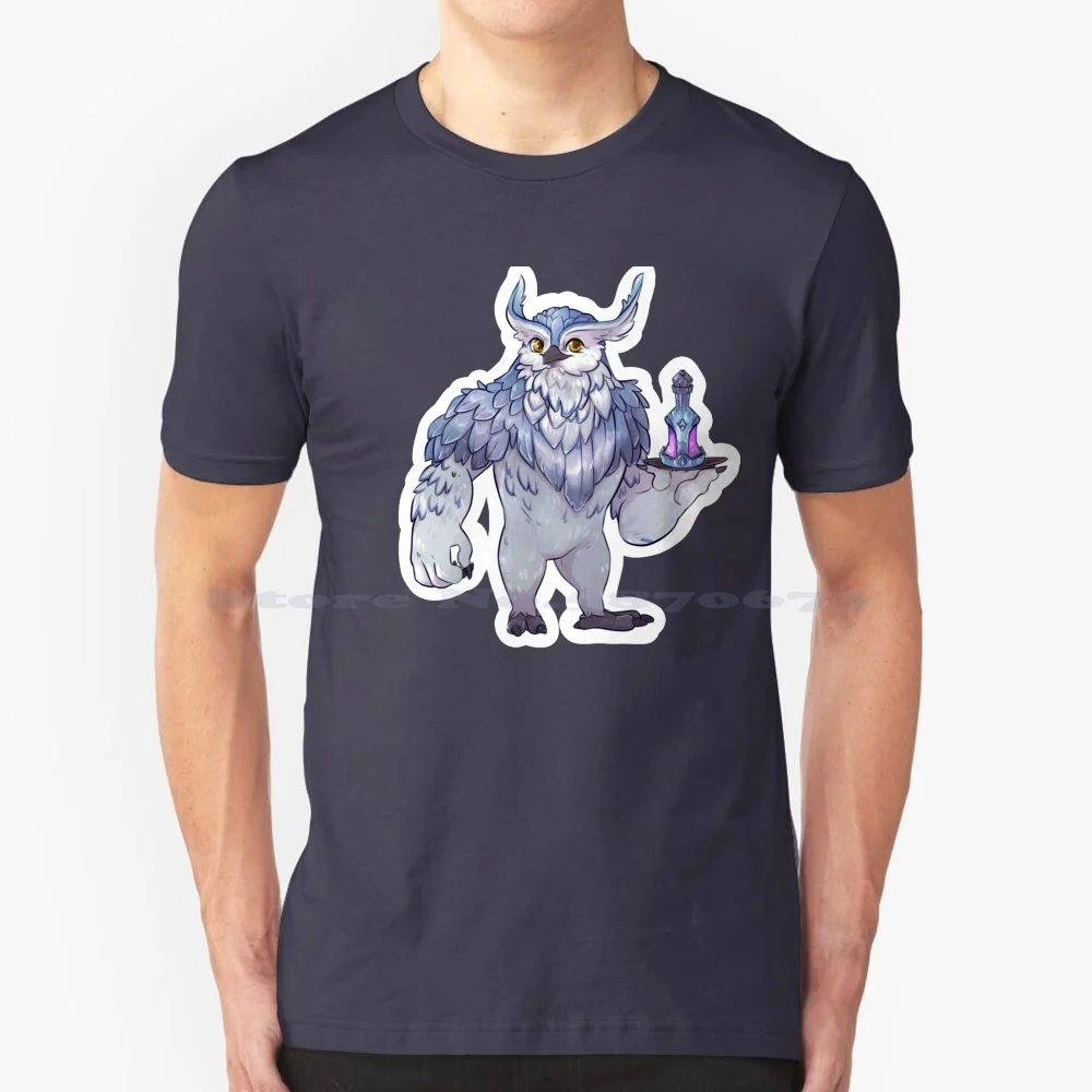 Maglietta Steward Argento 100% Cotone Tee Wow World Of Shadowlands Gold Instrument Sparkle Fantasy Flute Steward Kyrian Bastion