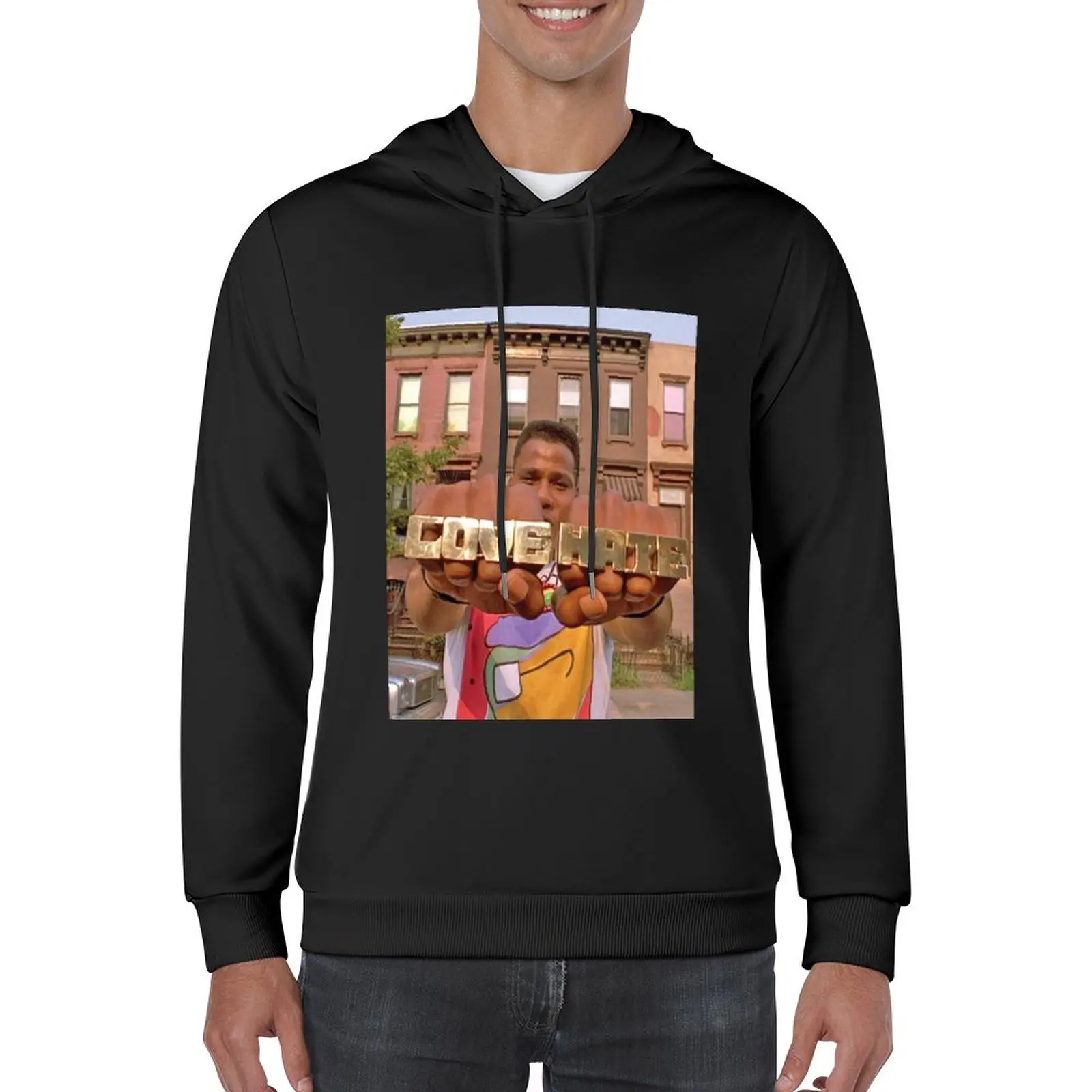 

New Love & Hate Pullover Hoodie autumn clothes men wear mens clothing fashion men new features of hoodies & sweatshirts