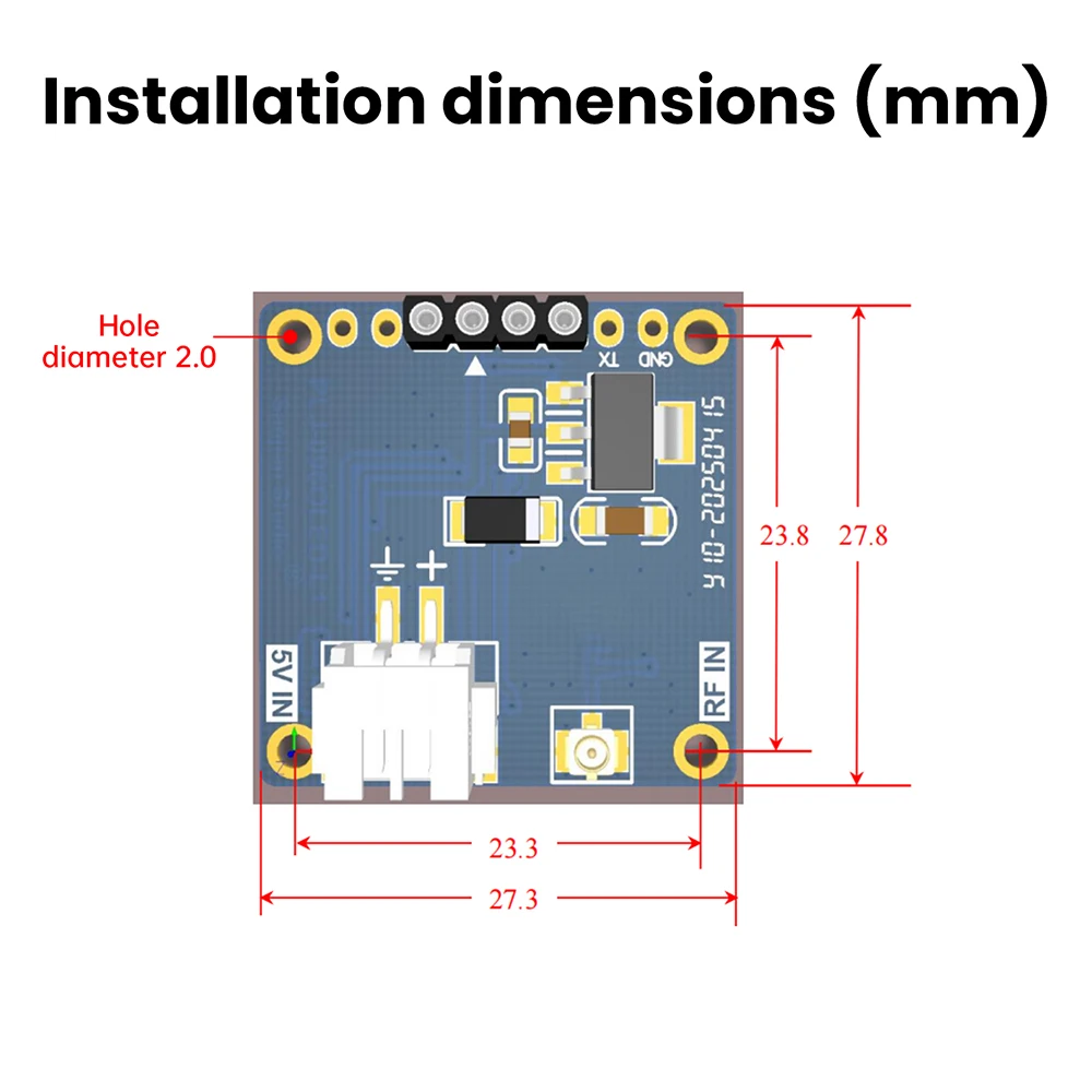 High-Precision OLED Frequency Counter for RF Signal Measurement (1kHz to 2.7GHz)