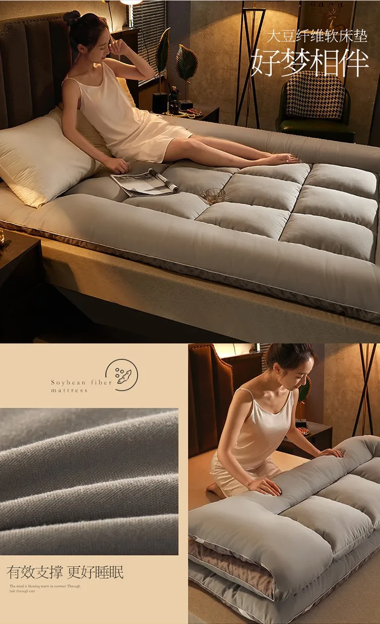 Description Picture 2 of itemStudent dormitory upholstered bed mattress tatami mattress sheet double up and down mattress home stay hotel mats