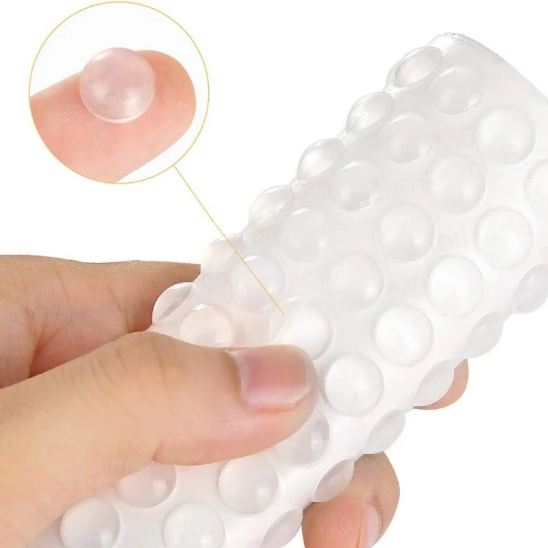 100PCS Self Adhesive Transparent Door Stops Rubber Damper er Cabinet Bumpers Silicone Furniture Pads Cushion Protective Pads door stopper silicone door stopper door stopper bumpers silicone rubber bumpers