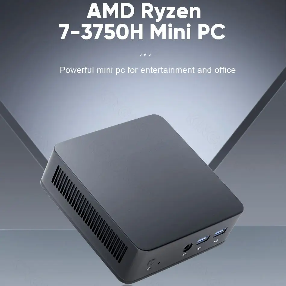 Kingnovy New AMD Model Mini PC Ryzen 7 3750H 5 3550H Barebone Computer