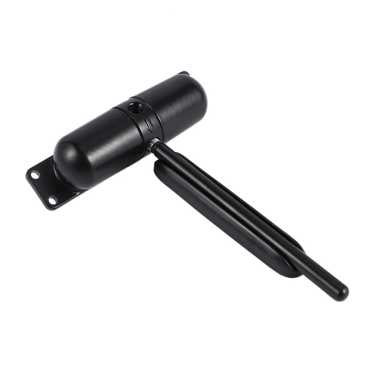 1 Set 20-70Kgs Black Adjustable Surface Mounted Spring Door Closer Automatic Door Closer Fire Rated Indo