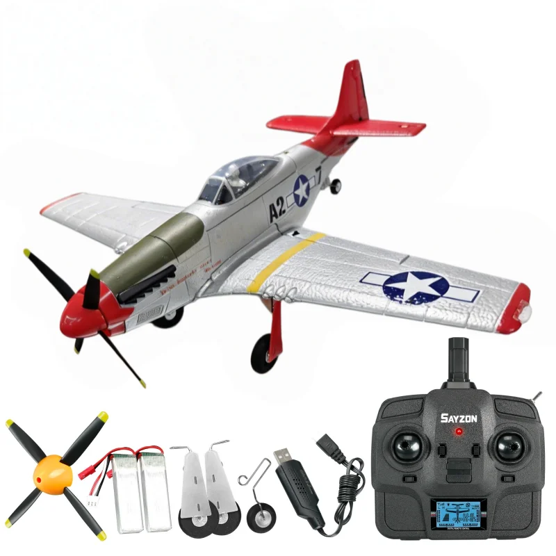 RC avion P-51D Mustang Brushless 2BS RTF – Daljinski upravljani lovac