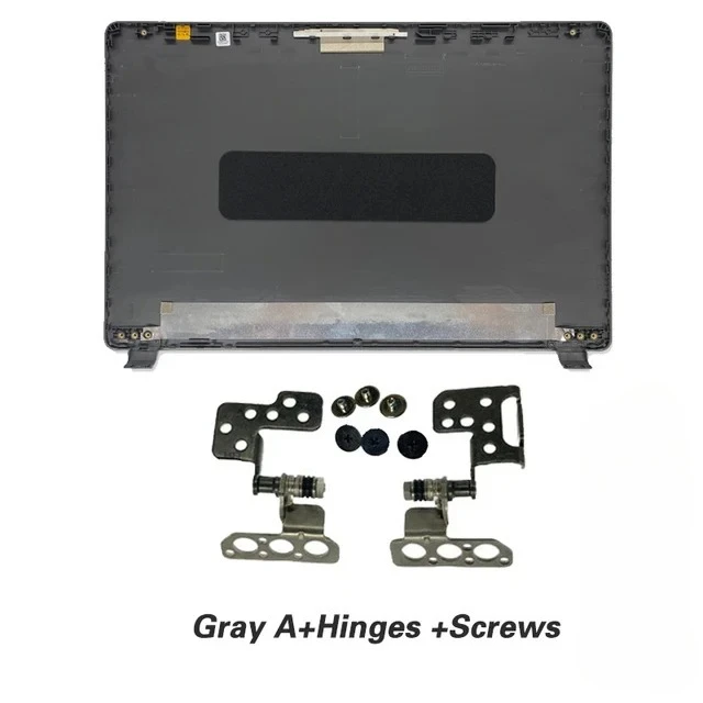 Premium Laptop LCD Cover with Bezel and Hinges - Rear Lid Housing Replacement