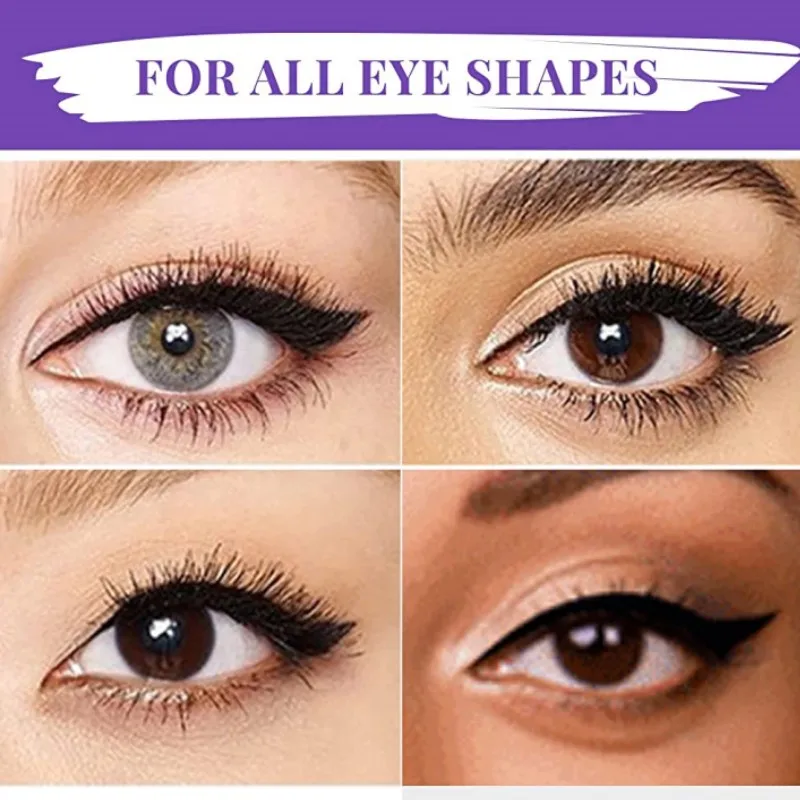 Bestseller Eyeliner Stempel schwarz flüssiger Eyeliner Stift doppel endig wasserdicht schnell trocken Eyeliner Bleistift Kosmetik für Frauen