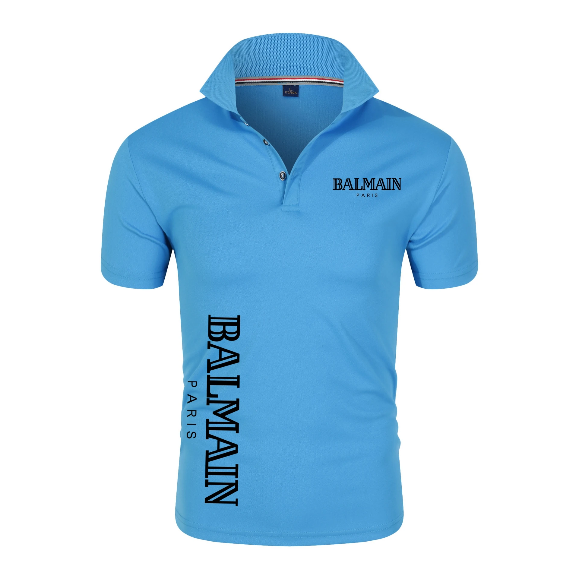 2022 Success Men's Summer New Premium Shirt Printed Polo Shirts Men's Casual Slim Fit Plus Size