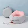 Memory Foam Neck Pillow with EVA Box Portable Folding Colorful Soft Pillow 1