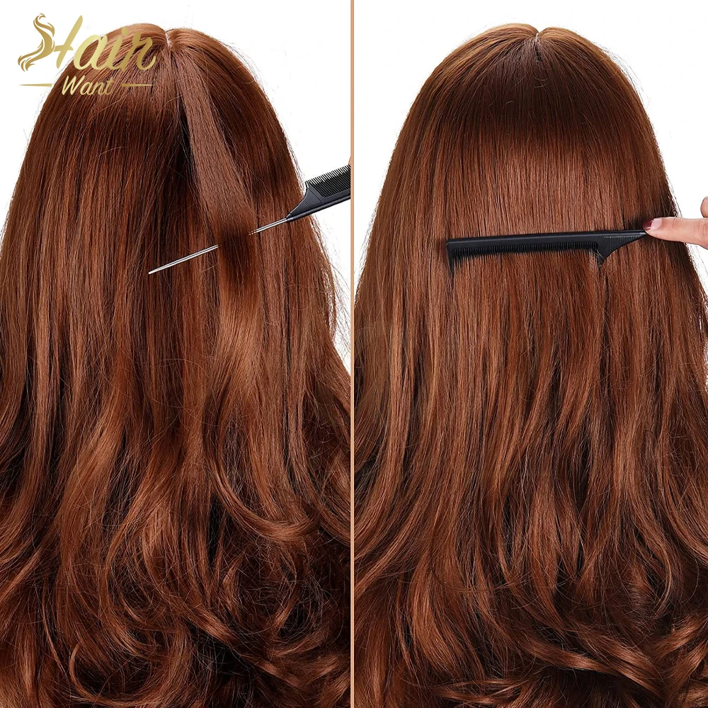 헤어 원하는 쥐 꼬리 빗 미용, 정전기 방지 이발소, 블랙 플라스틱 미세 치아 빗, 미용 트리머 도구, 10 개