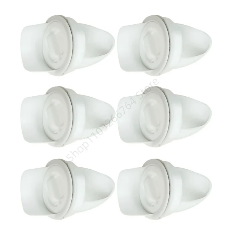 6Pcs White Feeders