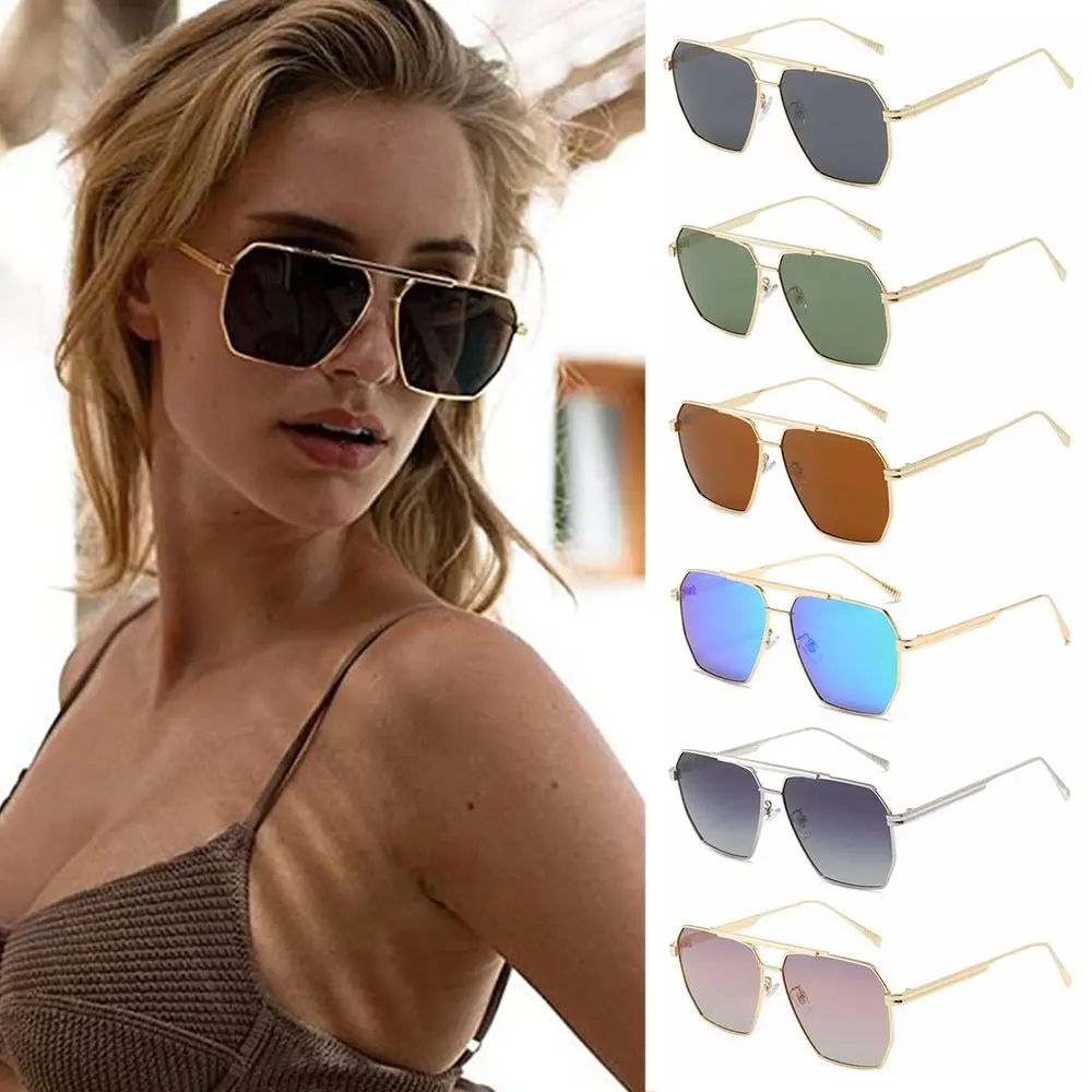 OSAGAMA Gafas De Sol Rectangulares Retro Para Mujer Y Hombre