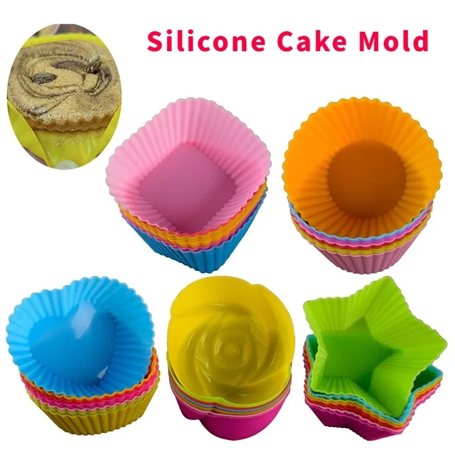 Hearts/Key Shaped Silicone Material Cake Mold Silicone Cupcake