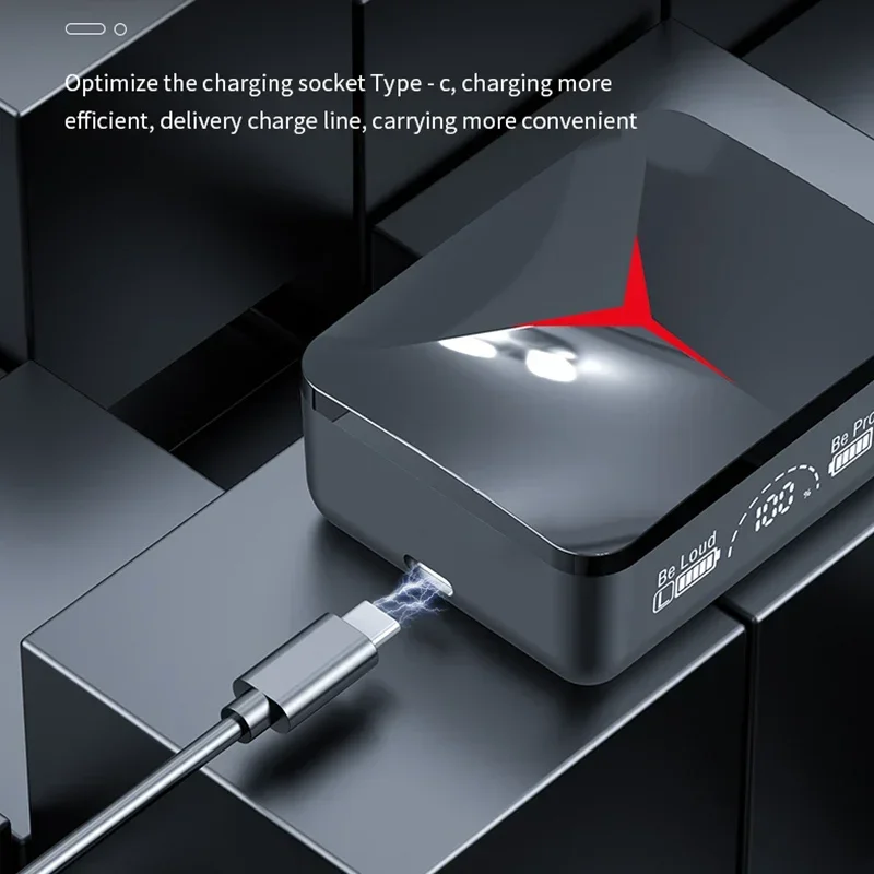 TWS M90 Bluetooth Earphones Wireless Headphones Touch Control Gaming Headsets HIFI Stereo Sound Noise Reduction With Mic 4