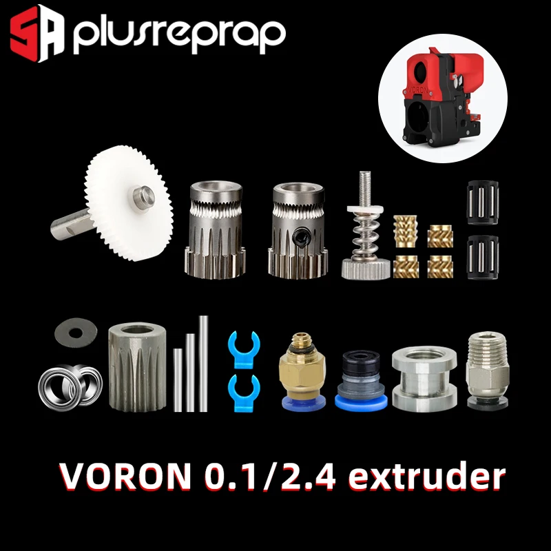 Dual Extrusion Gear Parti Della Stampante 3D Kit Estrusore A Doppia Trasmissione A Corto Raggio Per Prusa Accessori Per L'Alimentazione Diretta/Bowden