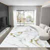 Nordic Abstract Style Rugs for Living Room Marble Pattern Decoration Sofa Coffee Table Carpet Anti-slip Lounge Bedroom Floor Mat 2