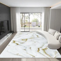Nordic Abstract Style Rugs for Living Room Marble Pattern Decoration Sofa Coffee Table Carpet Anti-slip Lounge Bedroom Floor Mat 2