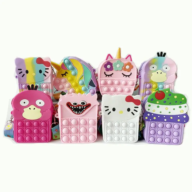 

Superstar Pop Push Music Bag Kids' Educational Toys Celebrity Fashion Little Girls Squeeze Rat Killer Pioneer Crossbody Tiktok