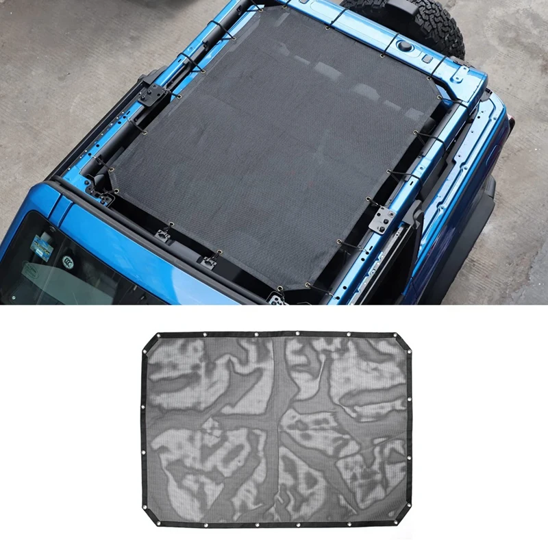 

Солнцезащитный козырек, сетчатый козырек, верхняя крыша обеспечивает защиту от УФ-лучей для Ford Bronco 2 Door 2021 2022 2023, аксессуары
