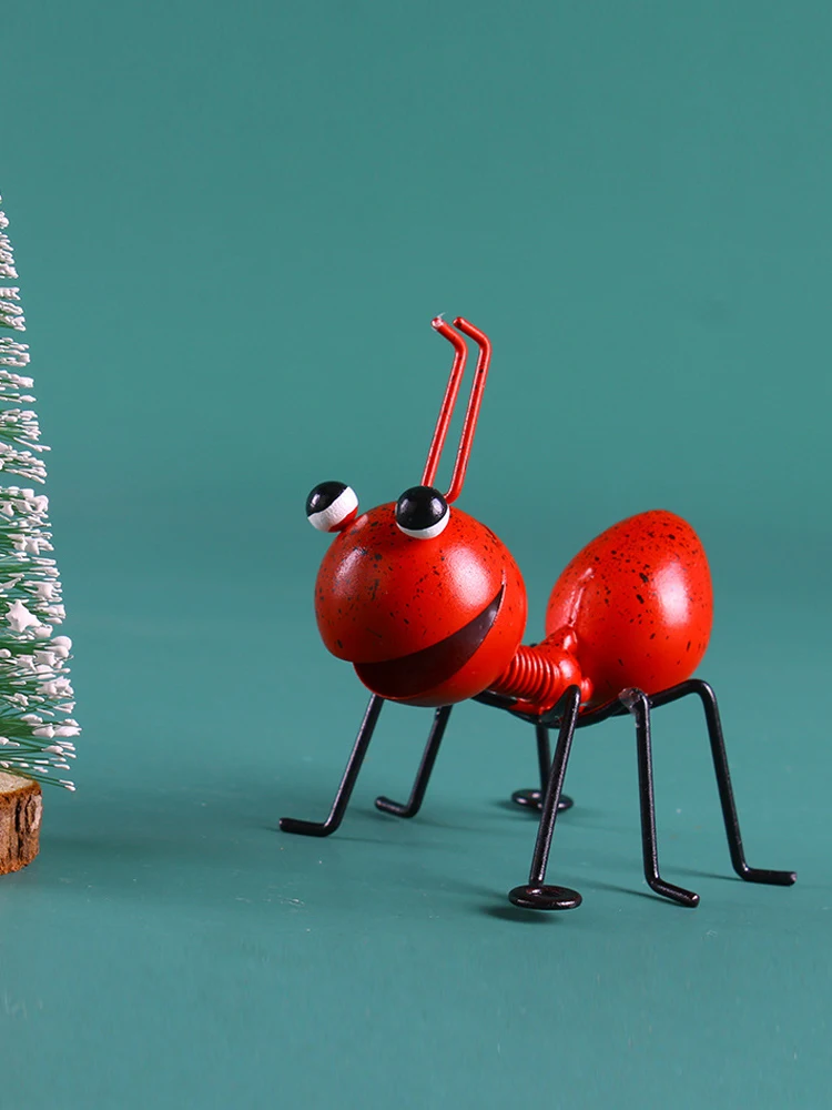 Iron Ant Garden Decoration, Outdoor Lawn Decoration Ornament, Ant Art Sculpture Decoration, Wall Hanging Decoration