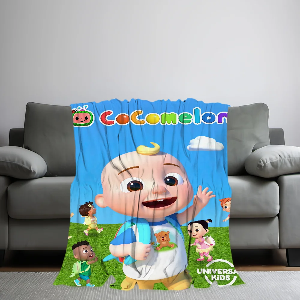 Cartoon Baby C-CoComelonSs Blanket Skin friendly comfort warm soft plush blanket suitable sofa living room office bedroom 2