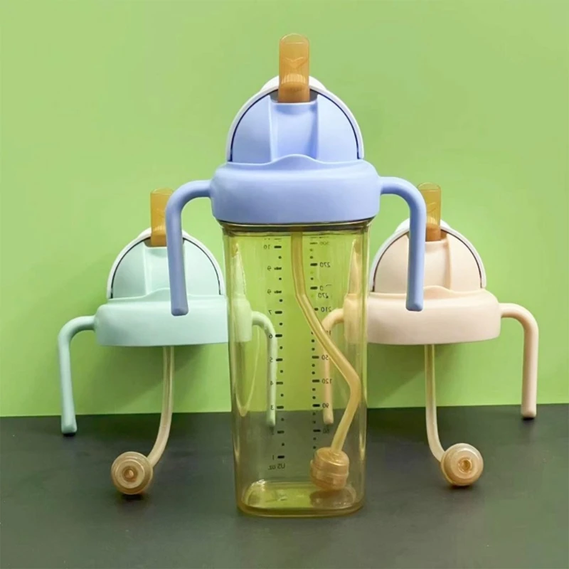 Upgraded Bottle Top Handle Set with Straw Accessories Baby Bottle Change to Drink Cup for Hegen Square Baby Bottle Dropship 3