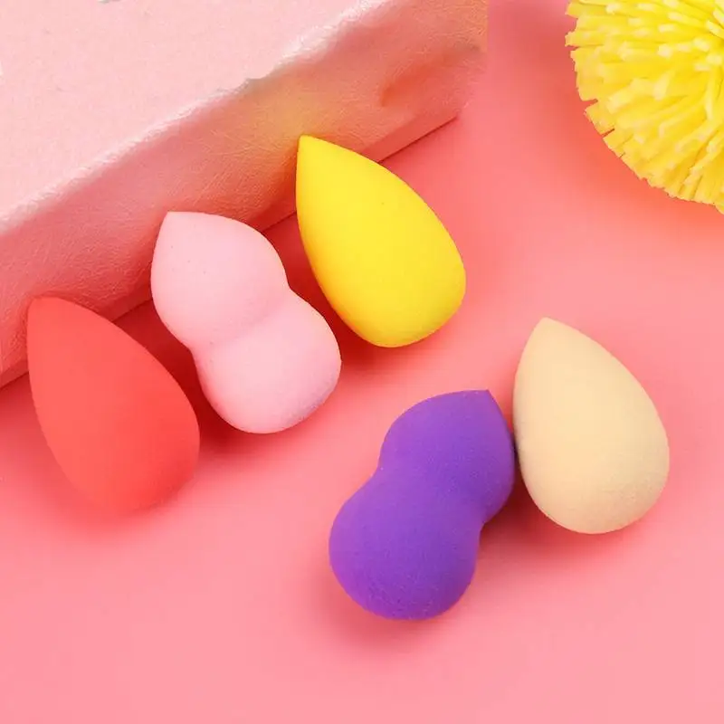 Mini Makeup Sponge Dry Wet Use Face Puff Professional Beauty Sponge Powder Eggs for Blending Foundation Powder Cosmetic Tool 5
