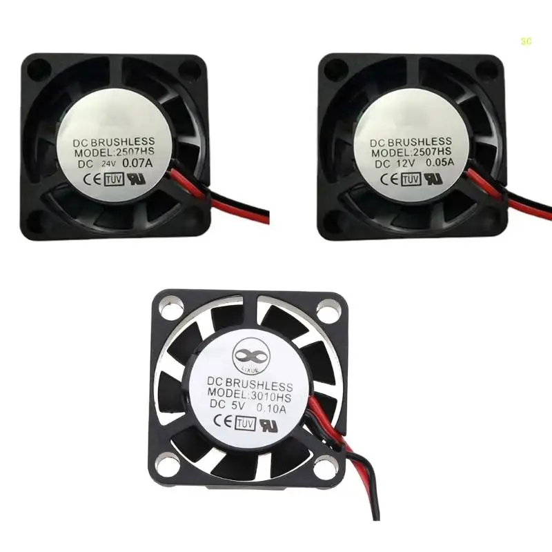

Durable 25mm Fan 2507 Hydraulic Bearing Brushless Heatsink Cooling Fan Dropship