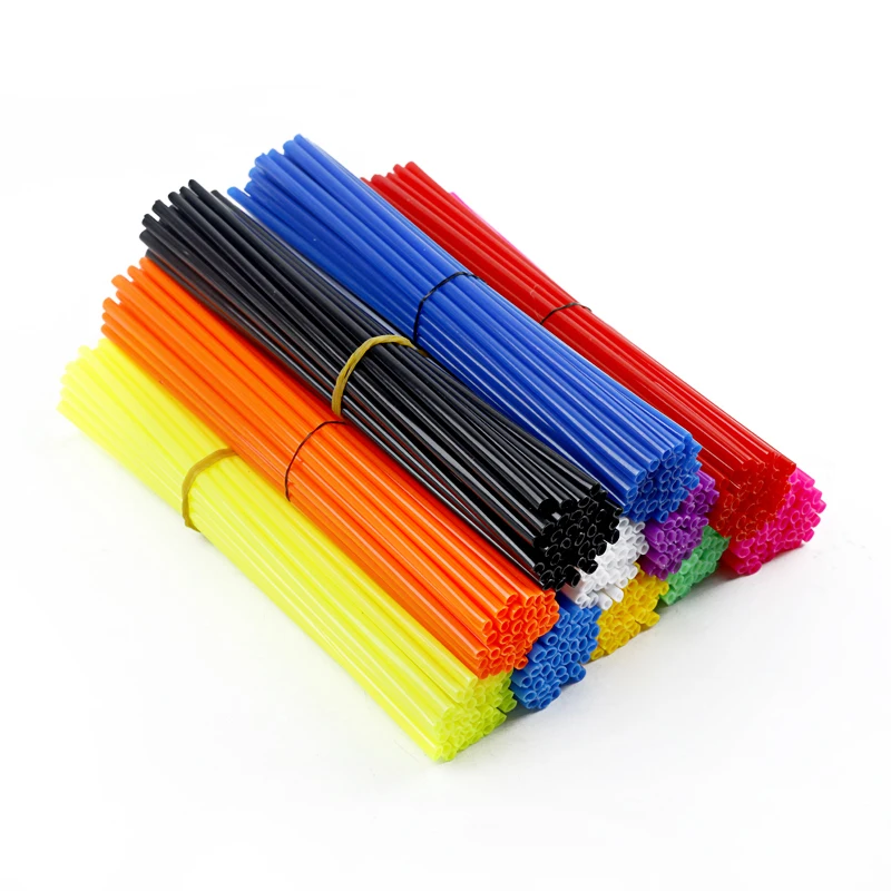 Universal Motorcycle Bike Wheel Rim Spoke Skins Covers Wrap Tubes bike accessories bicycle wheel protector wraps 36Pcs/Pack Decor Protector Kit