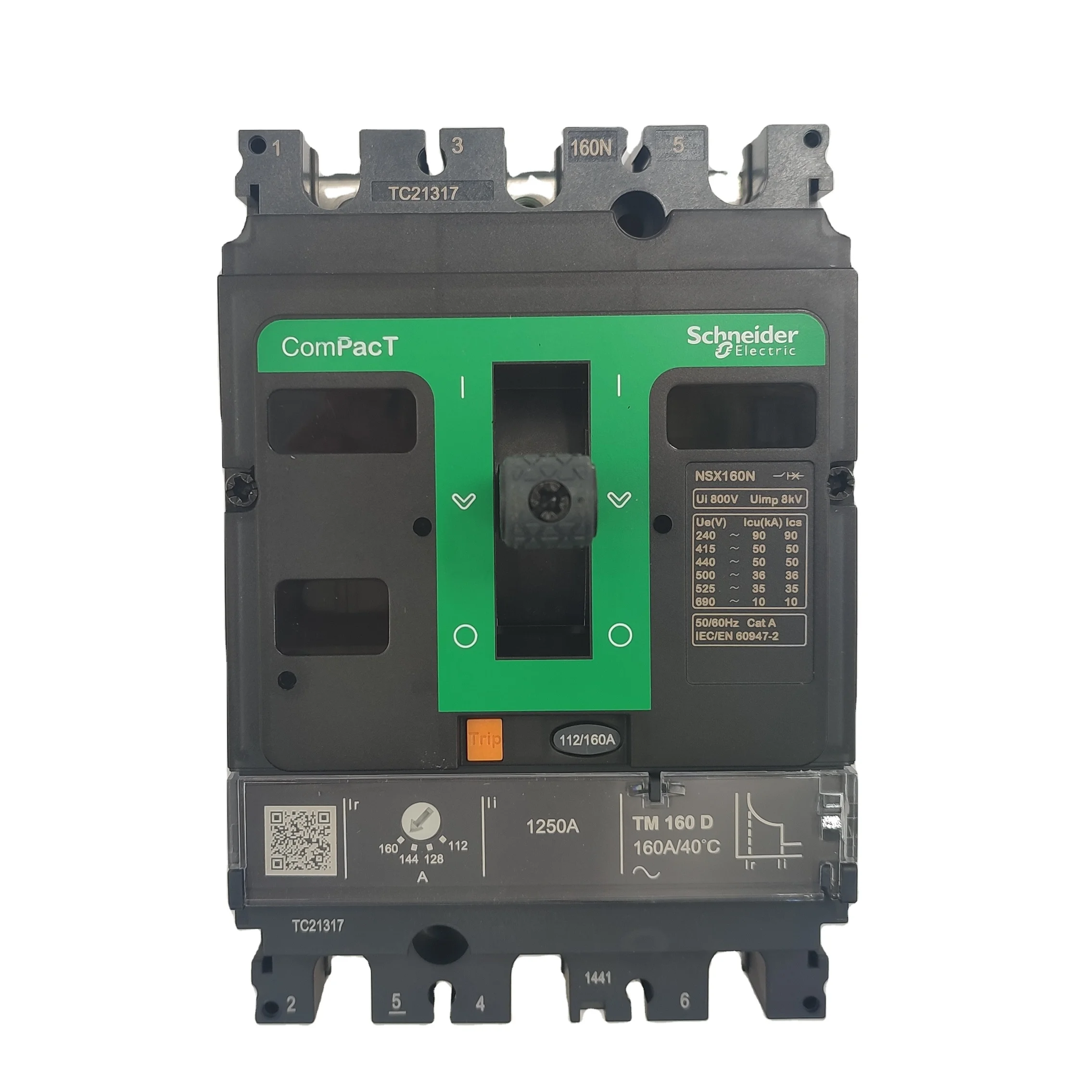 Molded case circuit breaker NSX series MCCB ComPacT NSX100F 36kA (415 VAC) TMD trip unit 100A 3P3D C10F3TM100 air cylinder sda series pneumatic compact sda50x5 sda50x10 sda50x15 sda50x20 sda50x25 sda50x30 sda50x35 sda50x40 sda50x50 s b