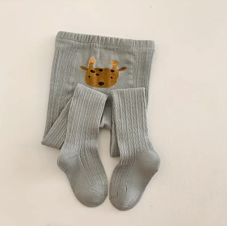 Niedliche einteilige Leggings mit Ganzjahres-Säuglingsstrumpfhose für alltägliche und besondere Anlässe für Jungen und Mädchen, verspielter Cartoon – Detail 7