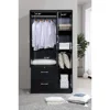 Closets To Store Clothes Closet for Room Highland Oak Finish Miscellaneous Storage Pantry Cabinets Bedroom Furniture Locker Home 5
