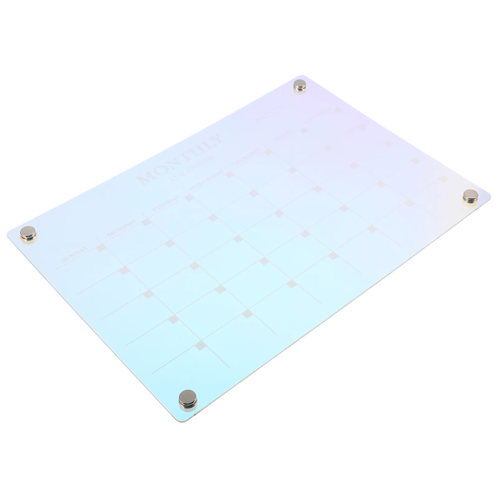 

Magnetic Writing Board Whiteboard Sheet Fridge with Marker Symphony Table Top Colored Dry Erase Calendar Acrylic Monthly