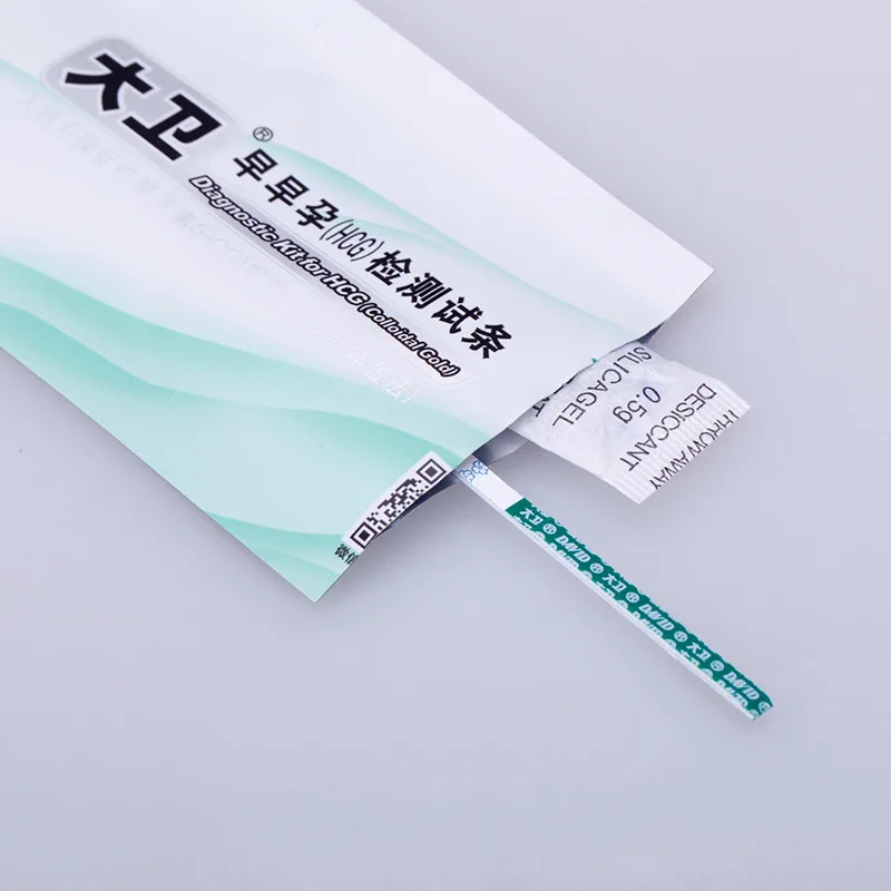 10PCS HCG Test Strips Early pregnancy Testing Kits Comfortable Rapid Urine Measure Over 99% Accuracy Urinal Measuring Tests Item