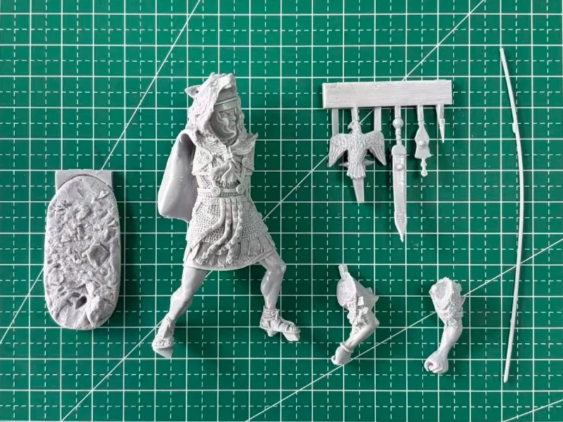 1/24 스케일 75mm 다이캐스트 수지 그림 모델 키트 고대 로마 아퀼리퍼 미니어처 장난감 조립되지 않은 도색되지 않은 DIY 디오라마