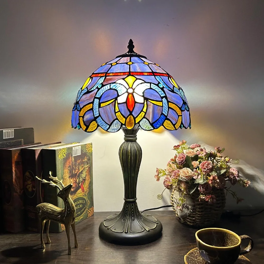 ステンドグラスティファニーランプ ハンドメイド 【公式通販】