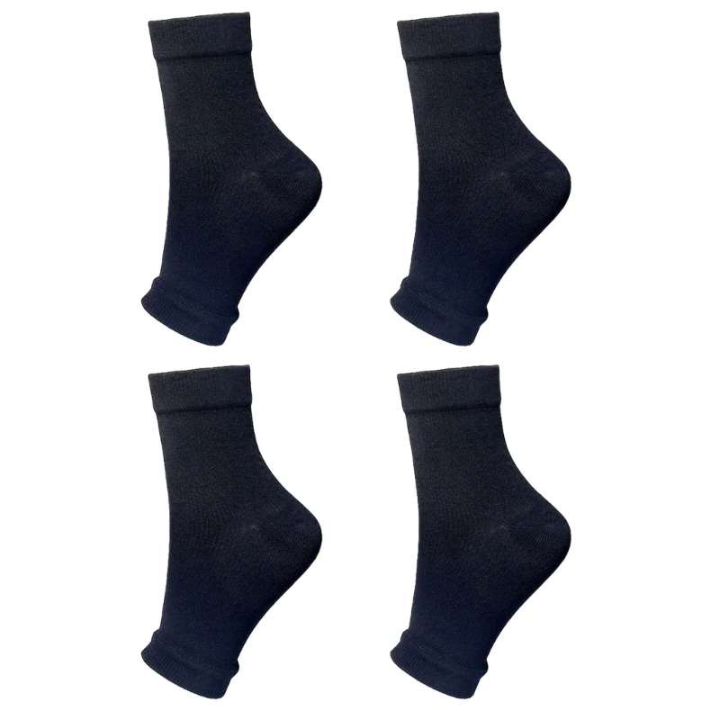 4Pack Neuropathy Socks for Women Men Neuropathy Pain Ankle Compression Socks