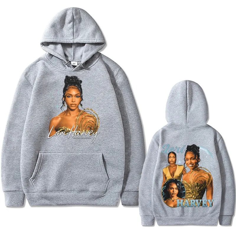 Lori Harvey Sexy Art Aesthetic Graphic Hoodie Men Women Hip Hop Oversized Sweatshirt High Quality Unisex Fashion Vintage Hoodies